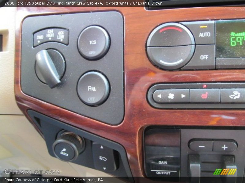 Oxford White / Chaparral Brown 2008 Ford F350 Super Duty King Ranch Crew Cab 4x4