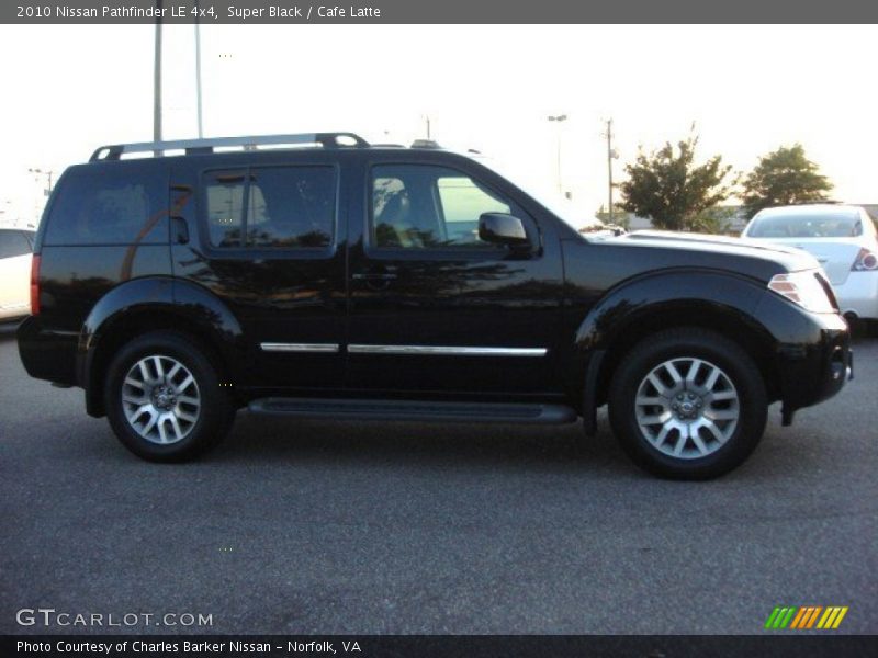 Super Black / Cafe Latte 2010 Nissan Pathfinder LE 4x4