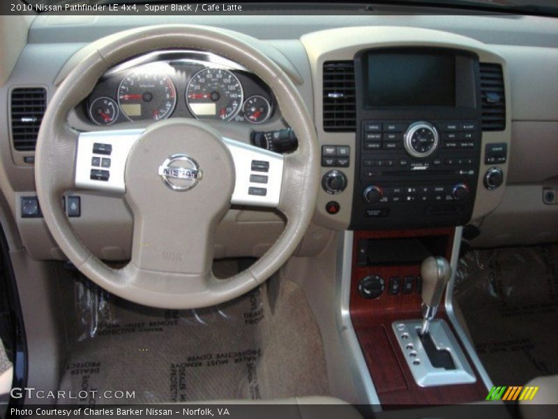 Super Black / Cafe Latte 2010 Nissan Pathfinder LE 4x4