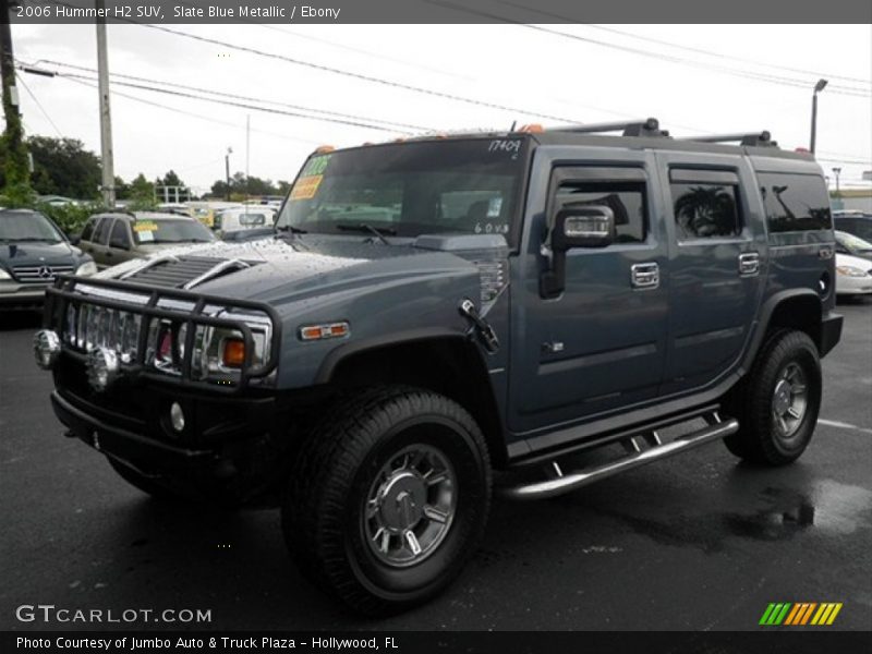 Slate Blue Metallic / Ebony 2006 Hummer H2 SUV