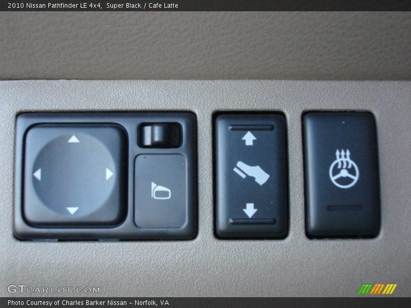 Super Black / Cafe Latte 2010 Nissan Pathfinder LE 4x4