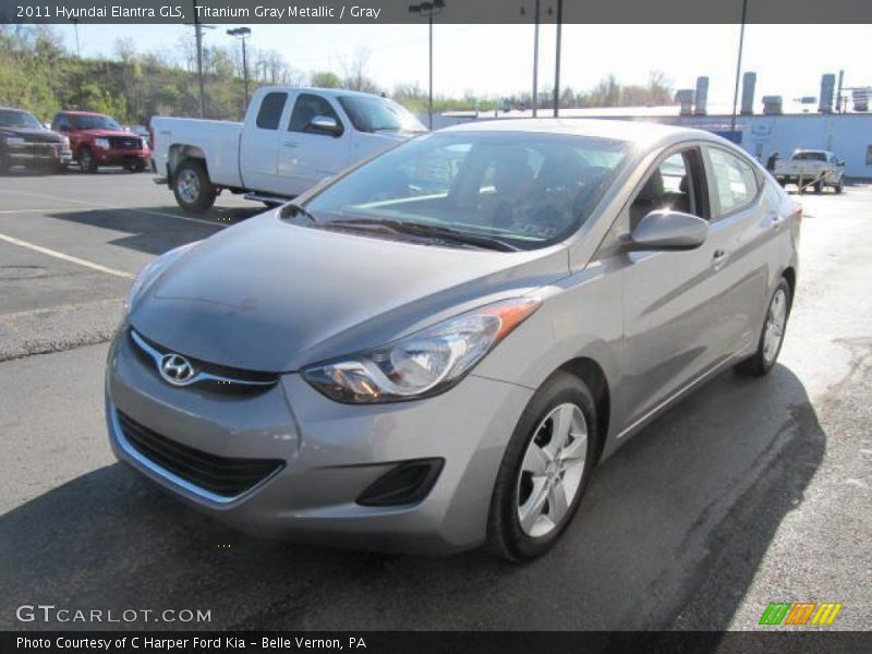 Titanium Gray Metallic / Gray 2011 Hyundai Elantra GLS