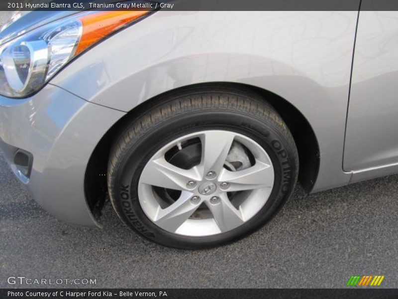 Titanium Gray Metallic / Gray 2011 Hyundai Elantra GLS
