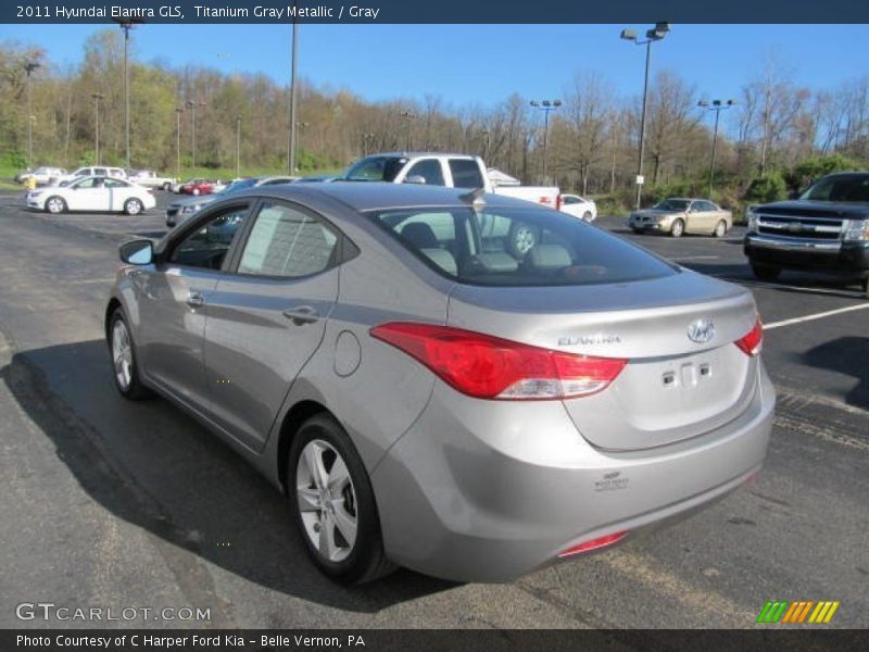 Titanium Gray Metallic / Gray 2011 Hyundai Elantra GLS