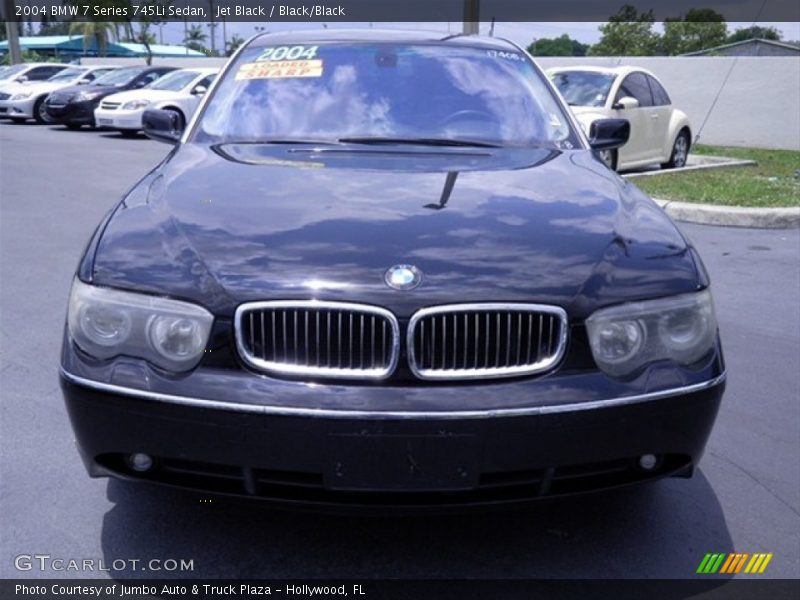 Jet Black / Black/Black 2004 BMW 7 Series 745Li Sedan