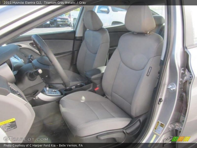 Titanium Gray Metallic / Gray 2011 Hyundai Elantra GLS