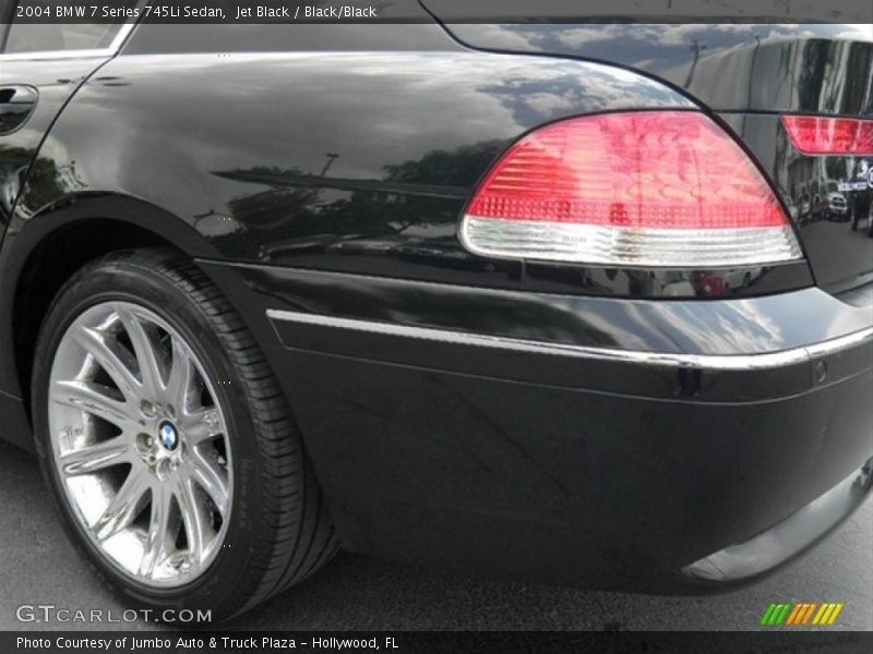Jet Black / Black/Black 2004 BMW 7 Series 745Li Sedan
