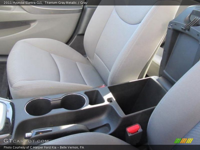 Titanium Gray Metallic / Gray 2011 Hyundai Elantra GLS