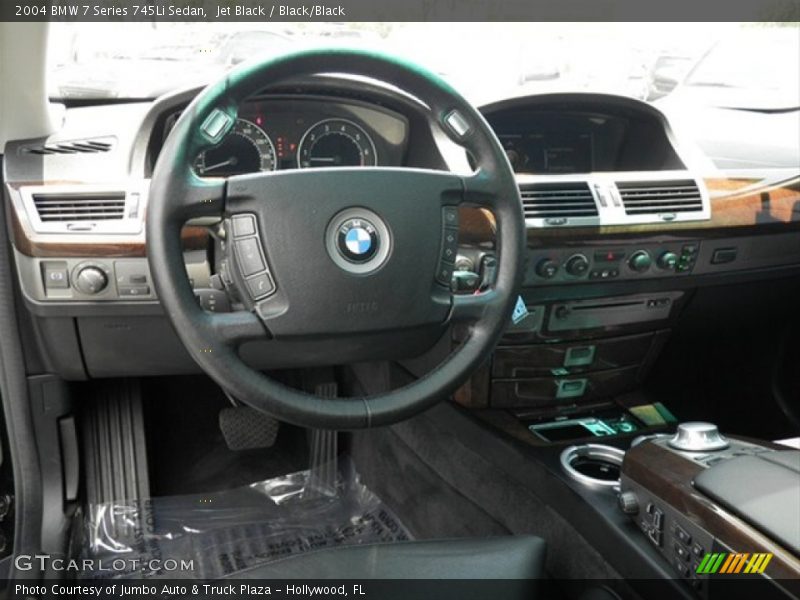 Jet Black / Black/Black 2004 BMW 7 Series 745Li Sedan