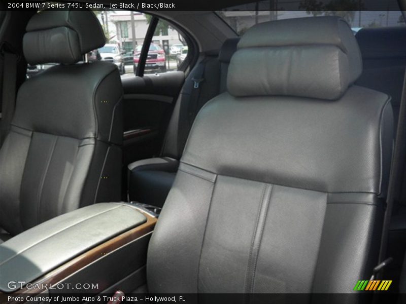 Jet Black / Black/Black 2004 BMW 7 Series 745Li Sedan
