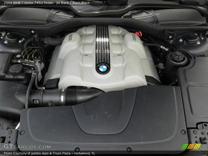 Jet Black / Black/Black 2004 BMW 7 Series 745Li Sedan