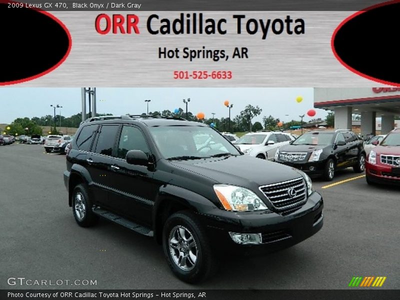 Black Onyx / Dark Gray 2009 Lexus GX 470