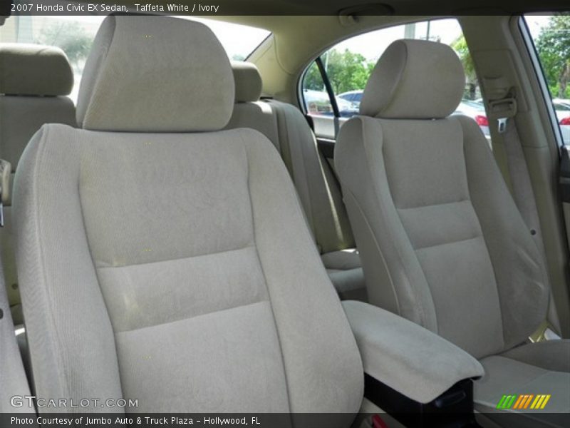 Taffeta White / Ivory 2007 Honda Civic EX Sedan