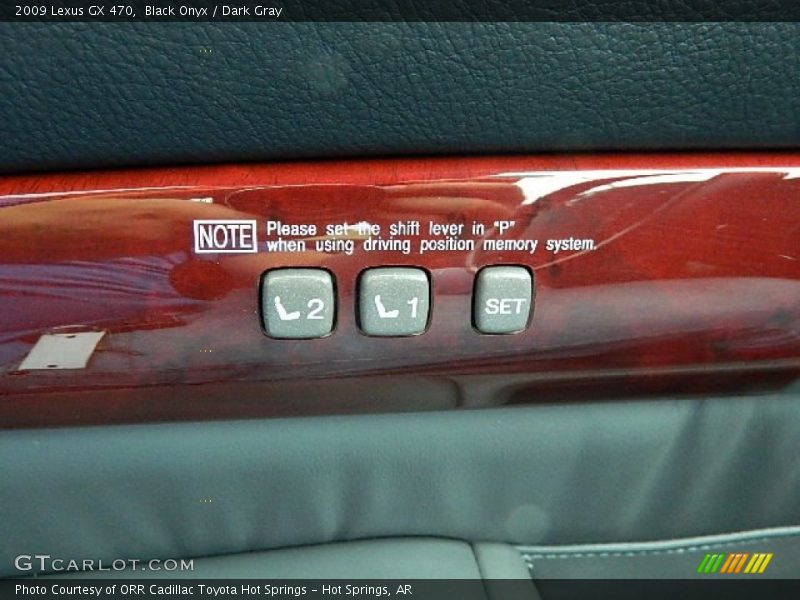 Black Onyx / Dark Gray 2009 Lexus GX 470