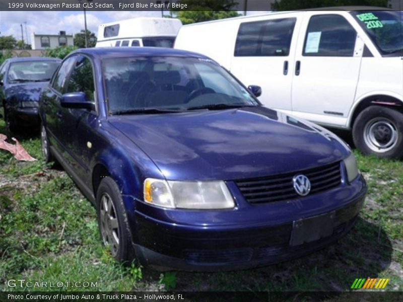 Fjord Blue Pearl / Beige 1999 Volkswagen Passat GLS Sedan