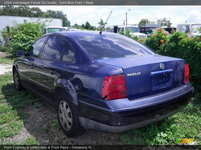 Fjord Blue Pearl / Beige 1999 Volkswagen Passat GLS Sedan