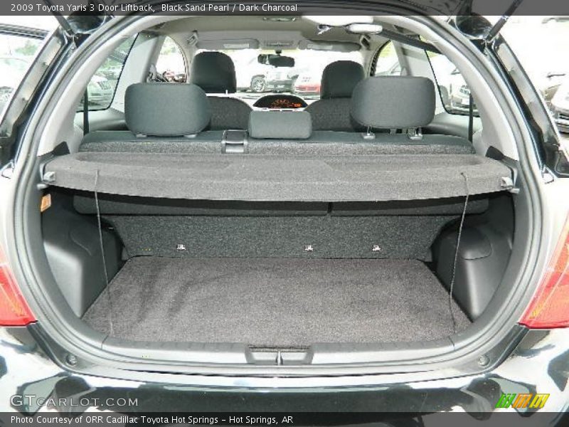 Black Sand Pearl / Dark Charcoal 2009 Toyota Yaris 3 Door Liftback