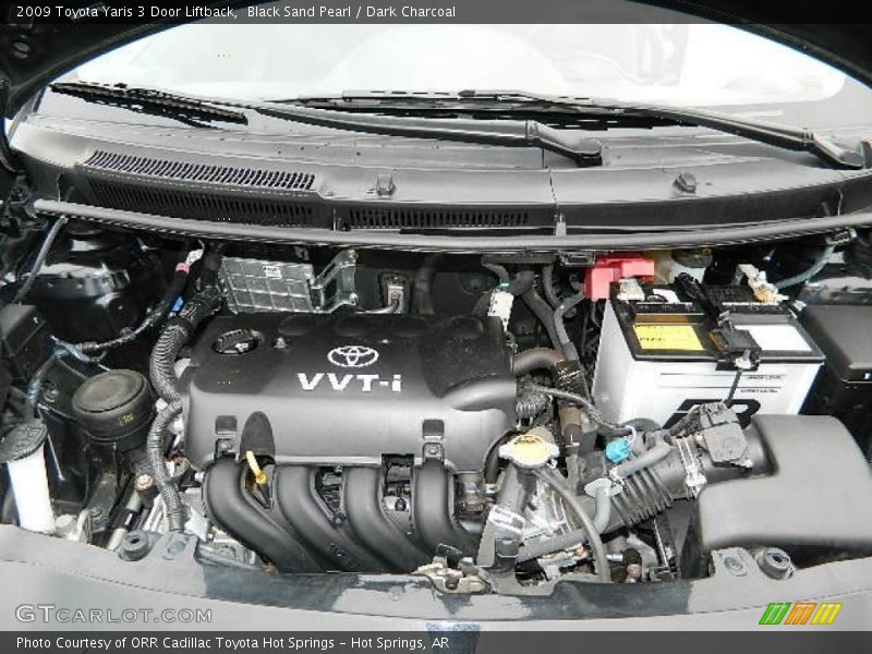 Black Sand Pearl / Dark Charcoal 2009 Toyota Yaris 3 Door Liftback