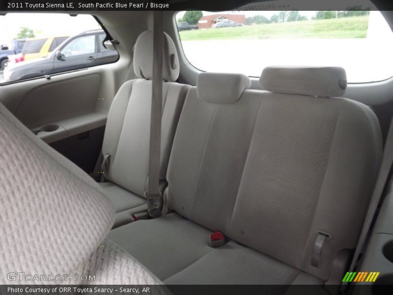 South Pacific Blue Pearl / Bisque 2011 Toyota Sienna LE