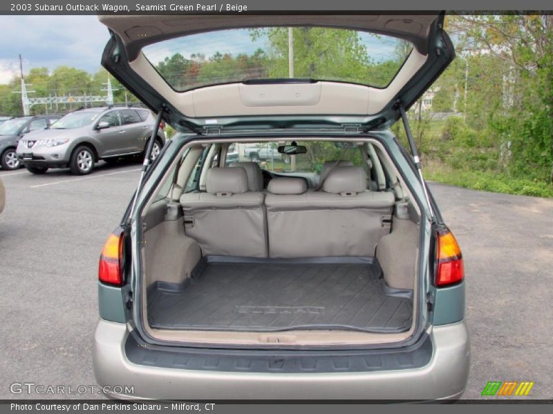 Seamist Green Pearl / Beige 2003 Subaru Outback Wagon