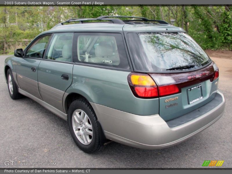 Seamist Green Pearl / Beige 2003 Subaru Outback Wagon