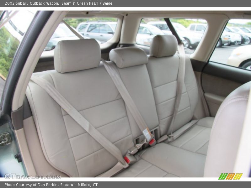 Seamist Green Pearl / Beige 2003 Subaru Outback Wagon