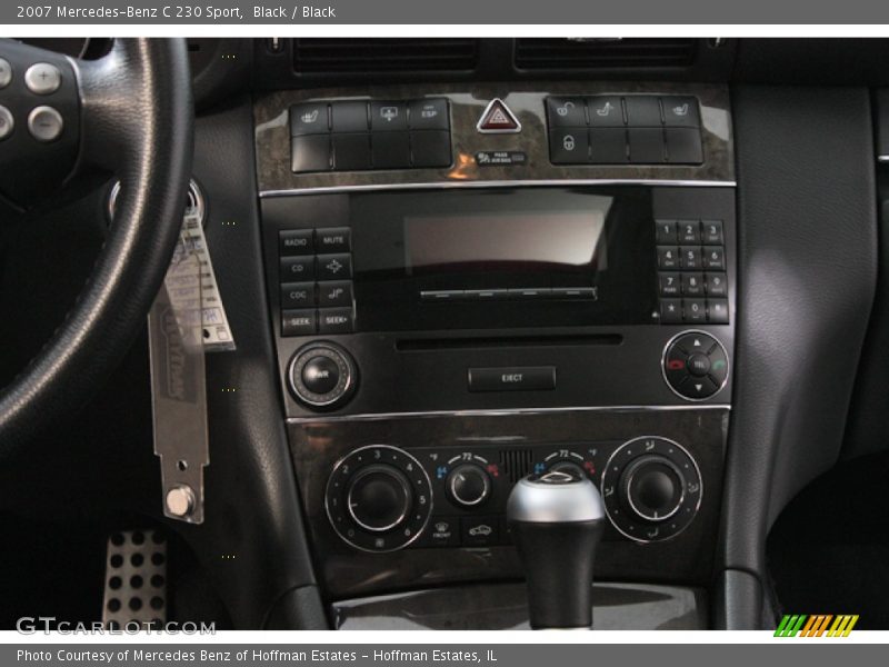 Black / Black 2007 Mercedes-Benz C 230 Sport