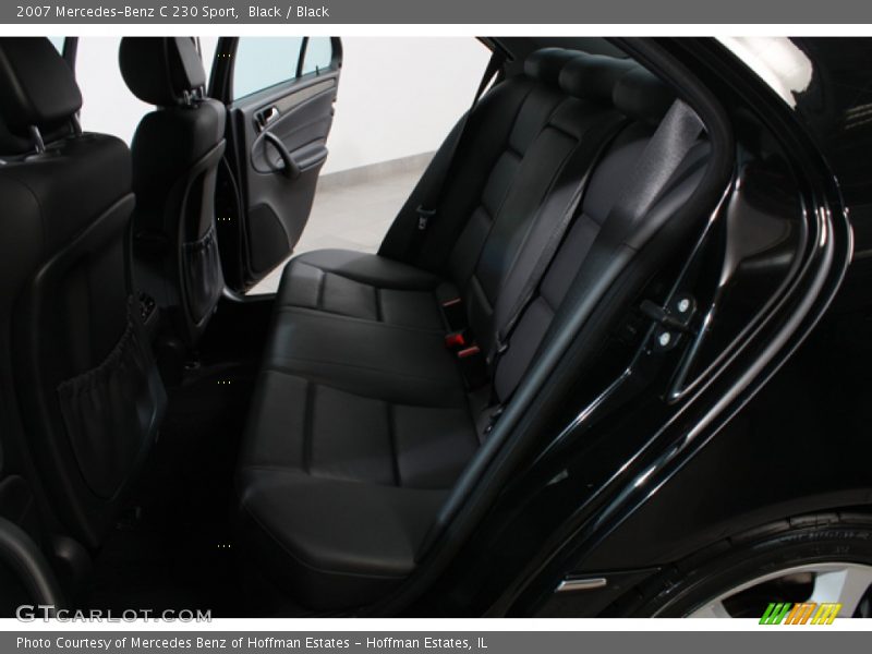Black / Black 2007 Mercedes-Benz C 230 Sport