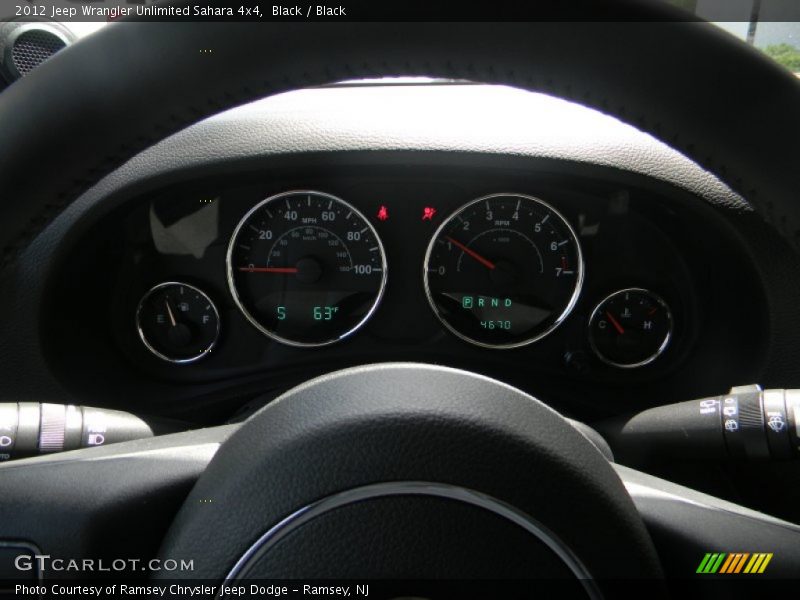 Black / Black 2012 Jeep Wrangler Unlimited Sahara 4x4