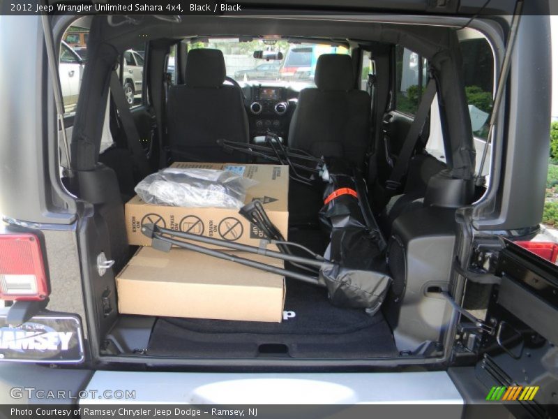 Black / Black 2012 Jeep Wrangler Unlimited Sahara 4x4