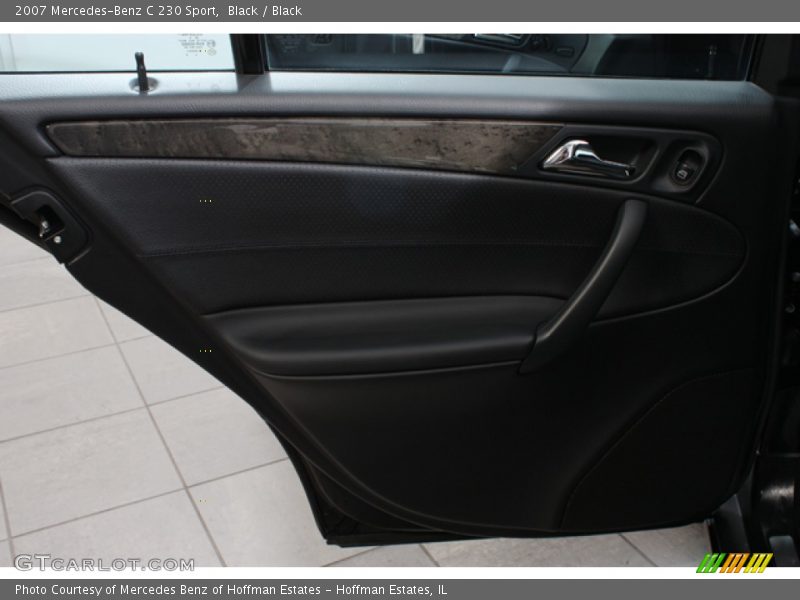 Black / Black 2007 Mercedes-Benz C 230 Sport