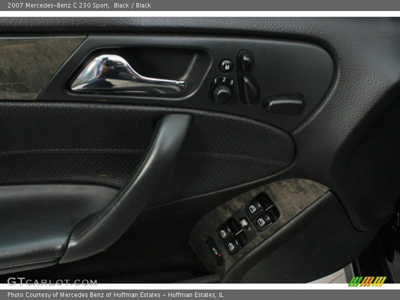 Black / Black 2007 Mercedes-Benz C 230 Sport