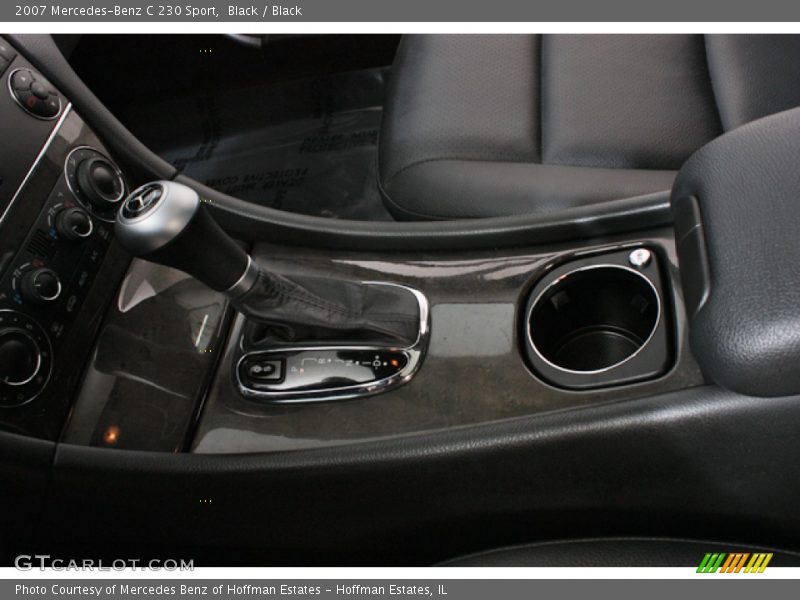 Black / Black 2007 Mercedes-Benz C 230 Sport