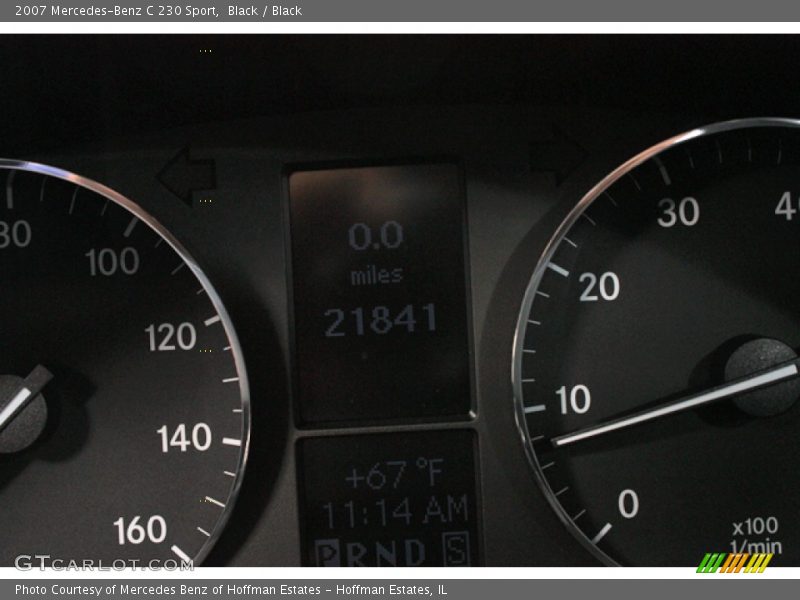 Black / Black 2007 Mercedes-Benz C 230 Sport