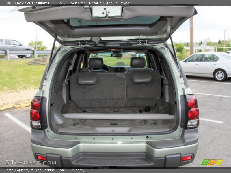 Silver Green Metallic / Medium Pewter 2003 Chevrolet TrailBlazer LTZ 4x4
