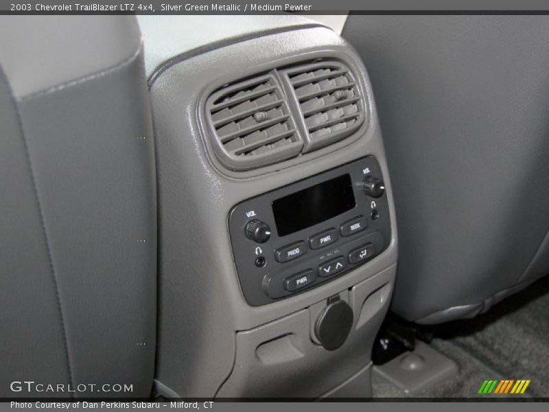 Silver Green Metallic / Medium Pewter 2003 Chevrolet TrailBlazer LTZ 4x4