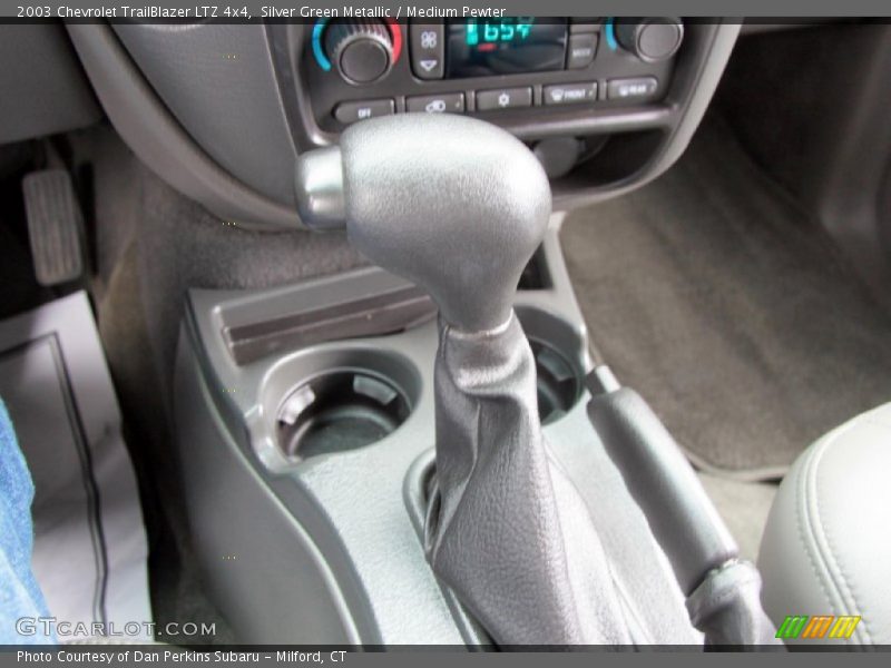 Silver Green Metallic / Medium Pewter 2003 Chevrolet TrailBlazer LTZ 4x4