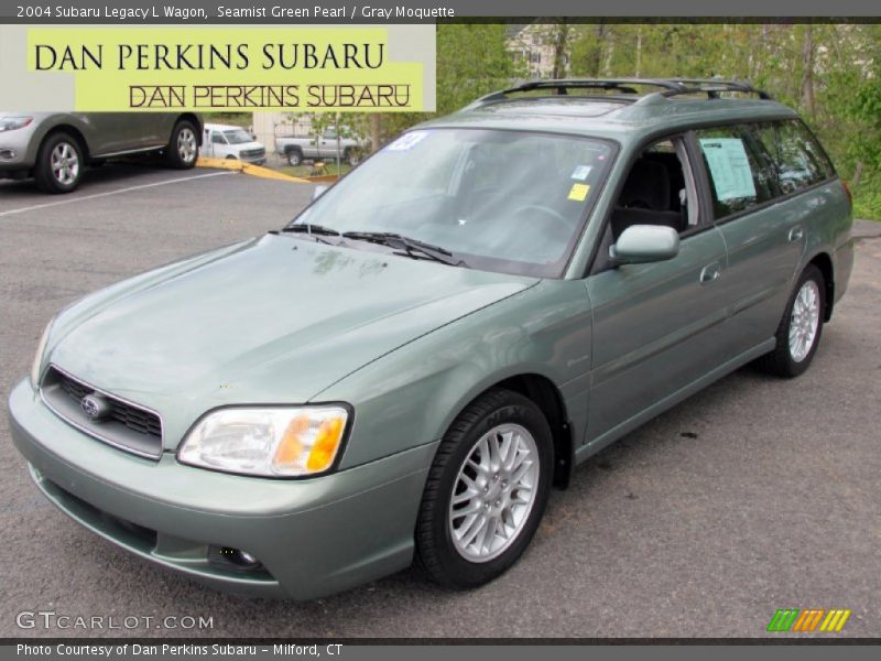 Seamist Green Pearl / Gray Moquette 2004 Subaru Legacy L Wagon