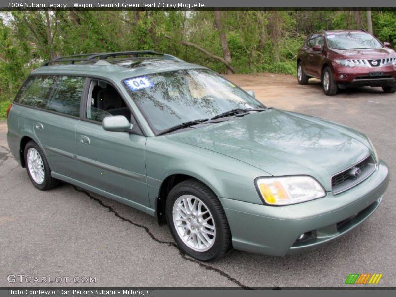 Seamist Green Pearl / Gray Moquette 2004 Subaru Legacy L Wagon