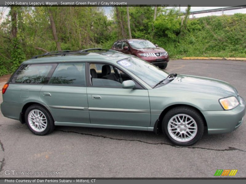 Seamist Green Pearl / Gray Moquette 2004 Subaru Legacy L Wagon