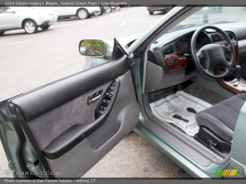Seamist Green Pearl / Gray Moquette 2004 Subaru Legacy L Wagon