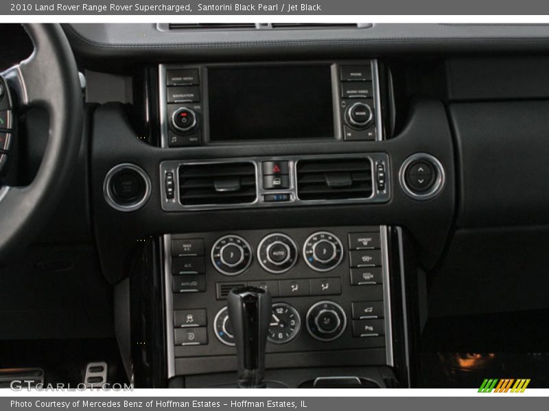 Santorini Black Pearl / Jet Black 2010 Land Rover Range Rover Supercharged