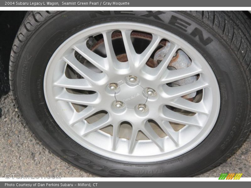 Seamist Green Pearl / Gray Moquette 2004 Subaru Legacy L Wagon