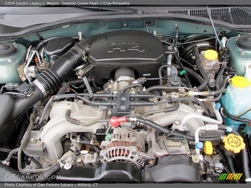 Seamist Green Pearl / Gray Moquette 2004 Subaru Legacy L Wagon