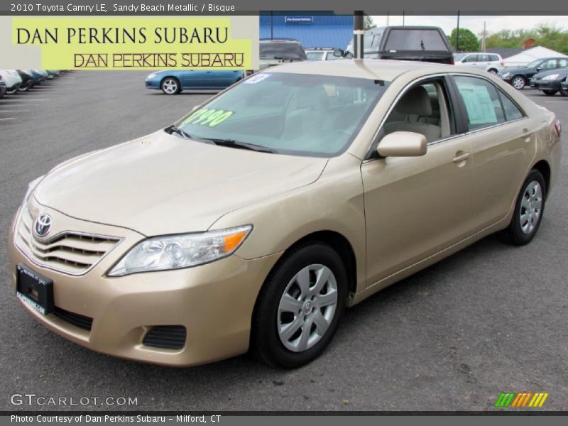 Sandy Beach Metallic / Bisque 2010 Toyota Camry LE