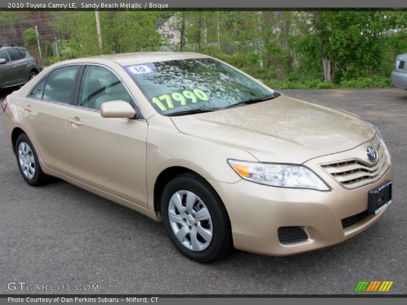 Sandy Beach Metallic / Bisque 2010 Toyota Camry LE