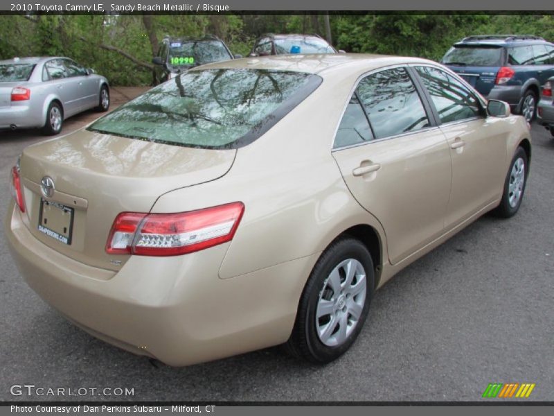 Sandy Beach Metallic / Bisque 2010 Toyota Camry LE