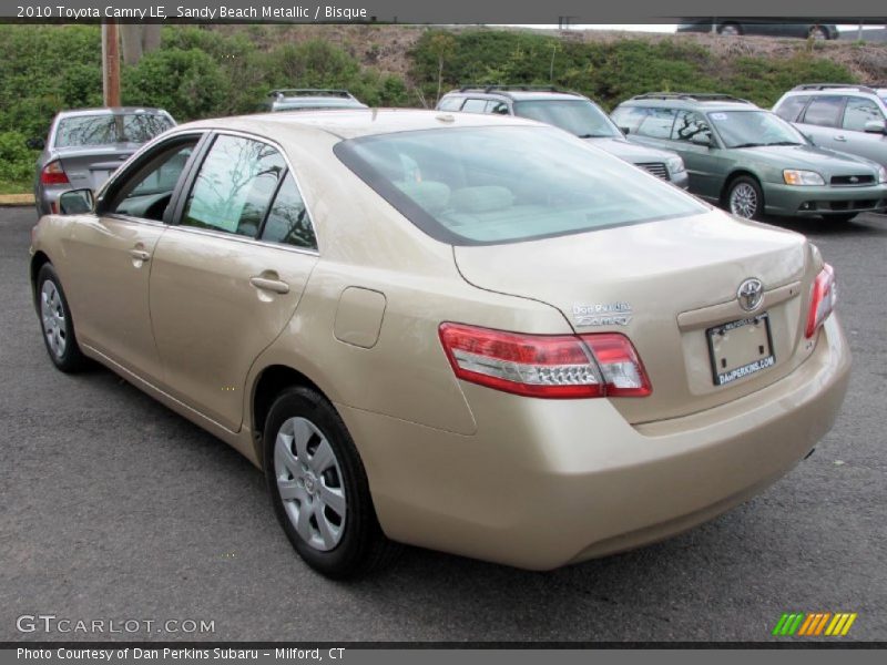 Sandy Beach Metallic / Bisque 2010 Toyota Camry LE
