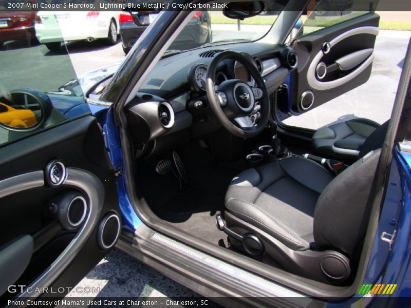 Lightning Blue Metallic / Grey/Carbon Black 2007 Mini Cooper S Hardtop