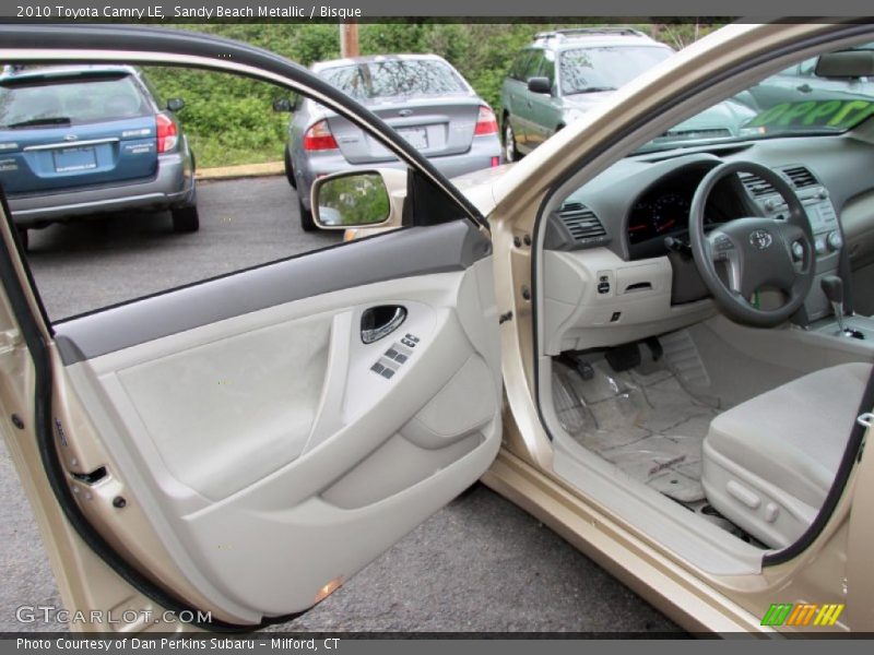 Sandy Beach Metallic / Bisque 2010 Toyota Camry LE
